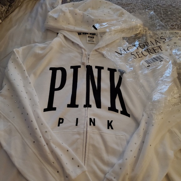 VS Pink Full Zip Hoodie - Picture 7 of 7